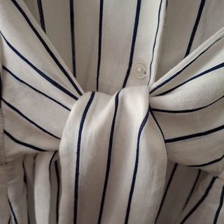 Vestido midi rayas DKNY
