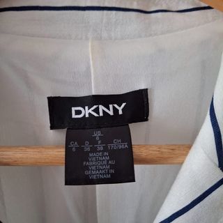 Vestido midi rayas DKNY