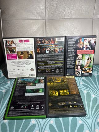 Lote 5 Películas DVD: En español 