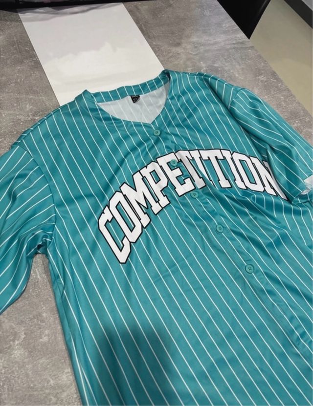 Camisa larga Urban rayas blancas