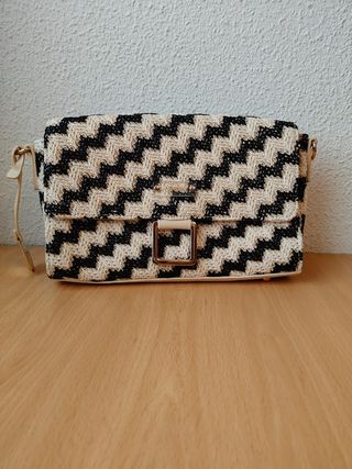 Bolso Joy & Roy blanco y negro.