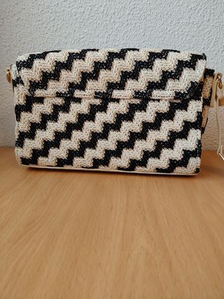 Bolso Joy & Roy blanco y negro.