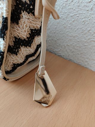 Bolso Joy & Roy blanco y negro.