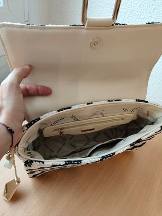 Bolso Joy & Roy blanco y negro.