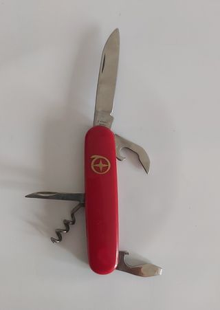 Coltellino Superior Vintage 5 Strumenti Rosso