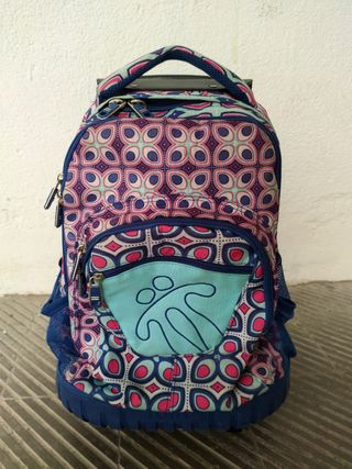 Cartera Totto Morado/Turquesa
