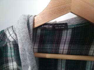 Chaqueta SHEIN cuadros verde