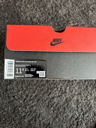 Nike Air Max 97 Prata Metálico Azul