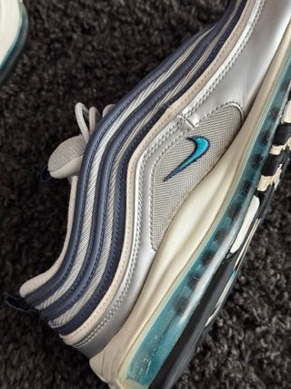 Nike Air Max 97 Prata Metálico Azul