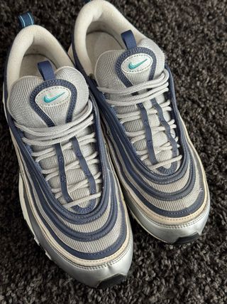 Nike Air Max 97 Prata Metálico Azul