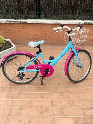 Bicicleta Berg 6v Niña Azul/Rosa