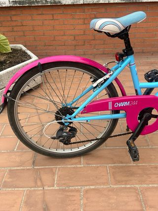 Bicicleta Berg 6v Niña Azul/Rosa