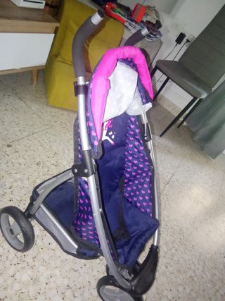 Carrito de muñecas unicornio