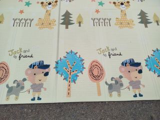 Alfombra infantil de juegos con carretera