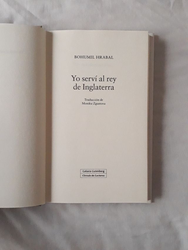 Yo serví al rey de Inglaterra (Narrativa) (Span...