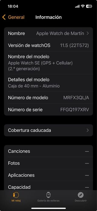 Apple Watch 2023 SE GPS+Cellular Azul