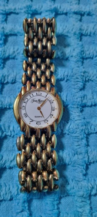 Reloj Jean Marcel Oro y Blanco
