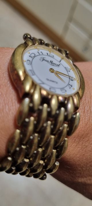 Reloj Jean Marcel Oro y Blanco