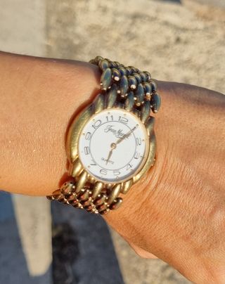 Reloj Jean Marcel Oro y Blanco