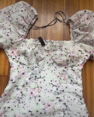 Vestido H&M floral 