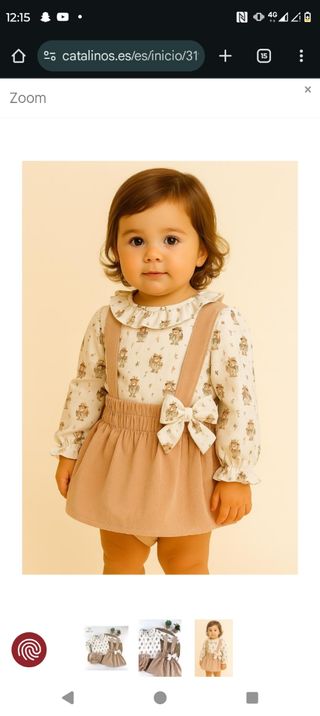 Conjunto niña ositos 36 meses 