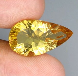 Gemma Naturale Citrino per Pendente