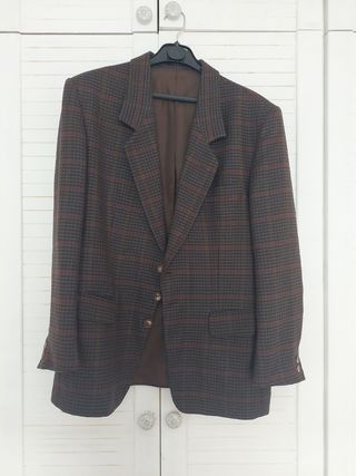 Americana de cuadros hombre