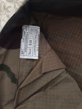 Pantalón militar camuflaje bocoso 