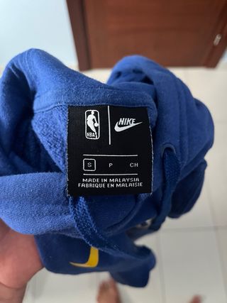 Sudadera Nike NBA Warriors Azul Niño