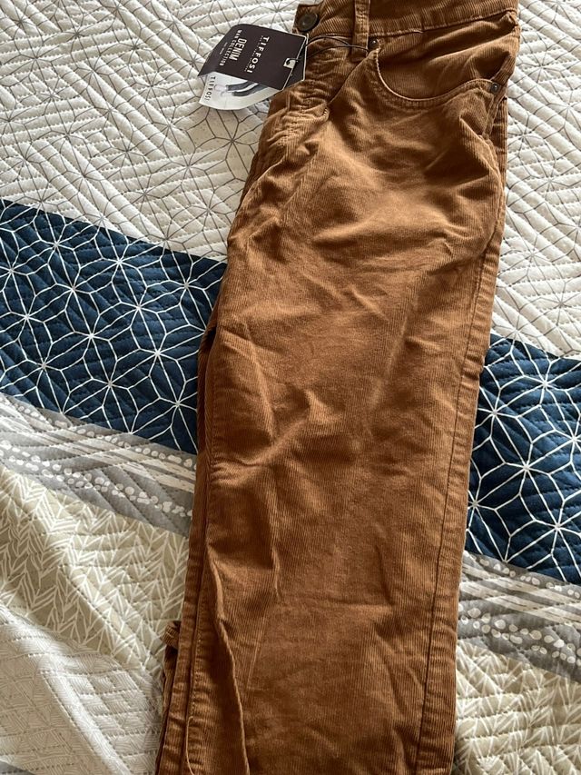 Pantalones Tiffosi hombre marrones talla L