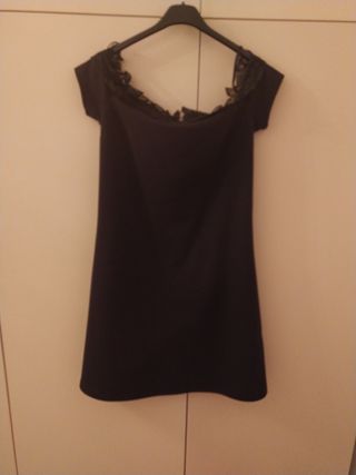 Abito nero corto elegante