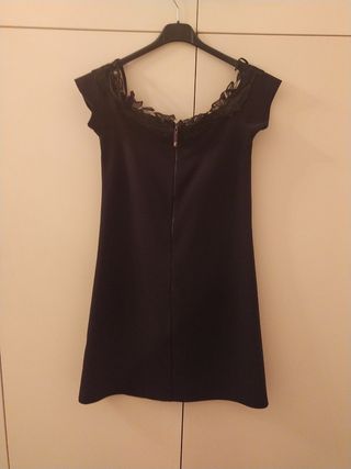 Abito nero corto elegante
