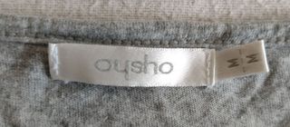 Top tirantes gris con rayas multicolor