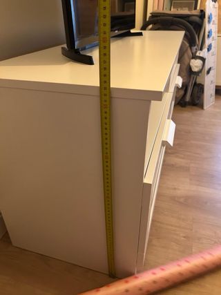 Mueble TV Brimnes Ikea Blanco