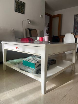 Mesa de centro Liatorp Ikea blanca