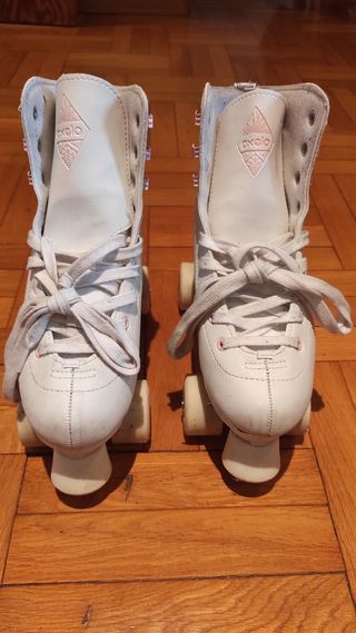 Patines Oxelo Blancos con detalles rosas. Talla 39