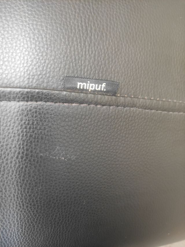 Conjunto de 2 sillones y mesa auxiliar o puf