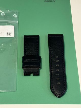 Correa Panerai Piel Negra 24-22