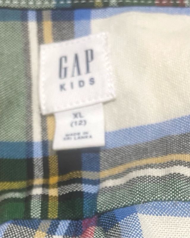 Camisa de cuadros Gap para niño