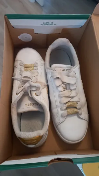 Zapatillas Lacoste Blancas Talla 39
