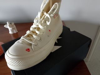 Converse All Star bianche platform