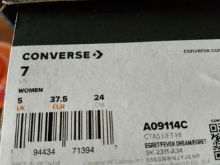 Converse All Star bianche platform