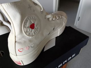 Converse All Star bianche platform