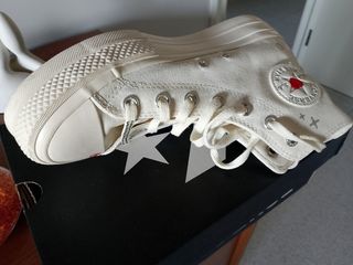 Converse All Star bianche platform