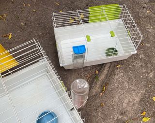 2 jaulas para conejos, hámsters, cobayas o huron