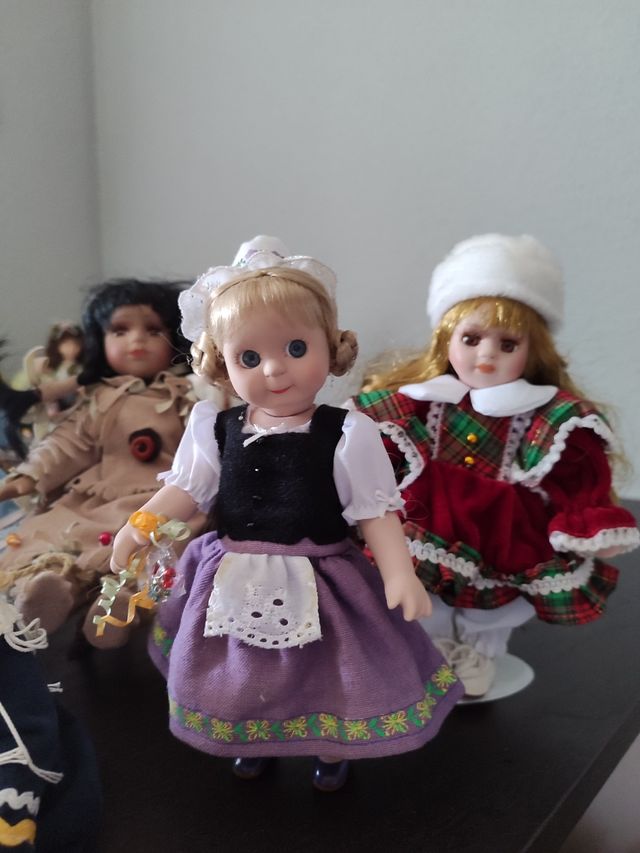 Lote Muñecas Porcelana Vintage