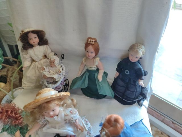 Lote Muñecas Porcelana colección.