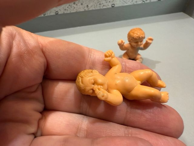 Lote 6 Muñecos Bebé Miniatura