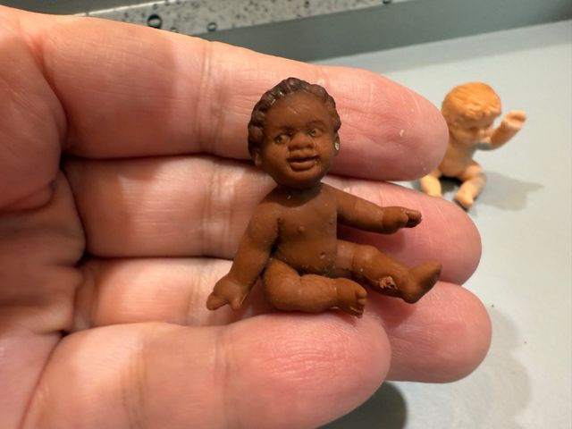 Lote 6 Muñecos Bebé Miniatura