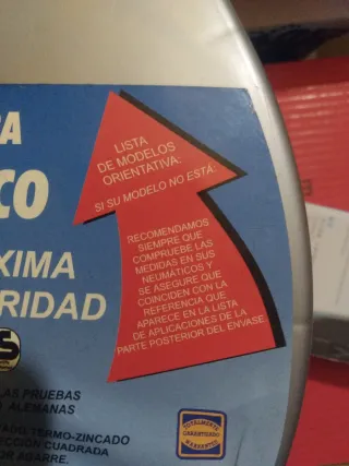 Cadenas de coche para nieve, tamaño 50.